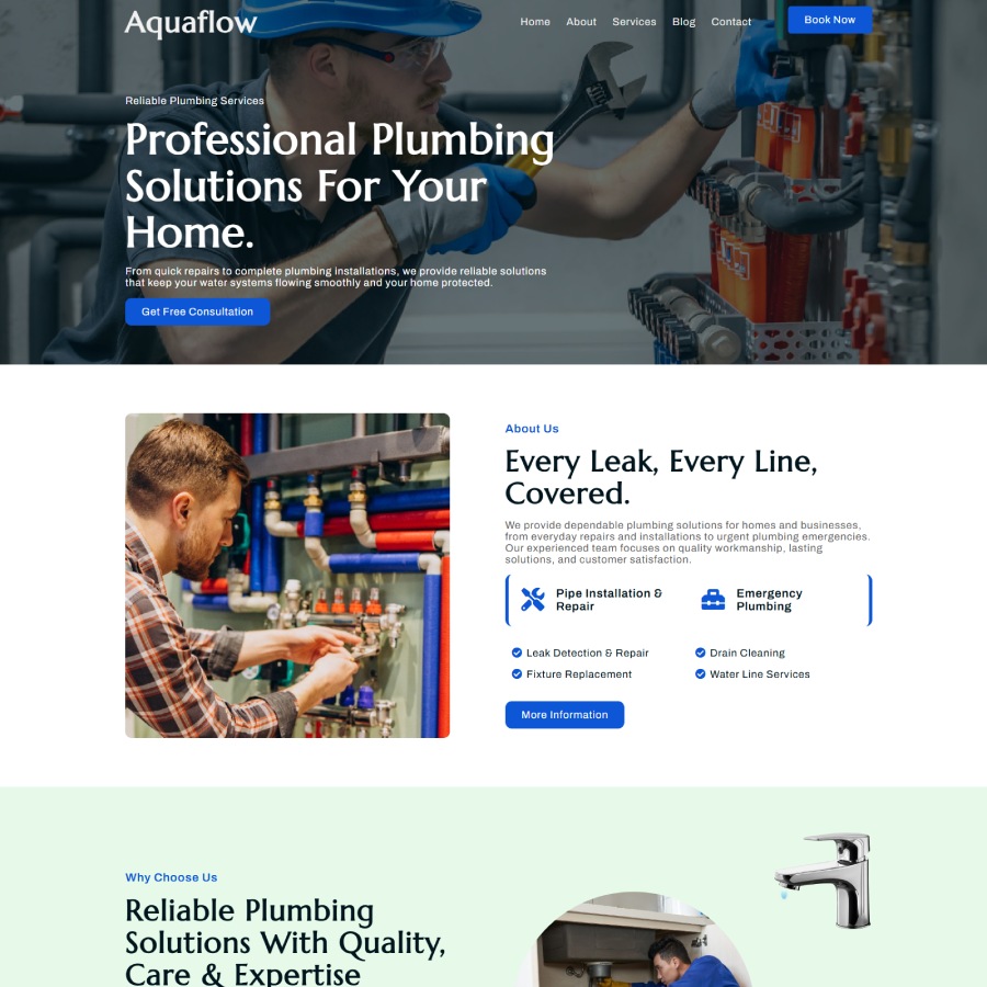 Aquaflow Theme Preview